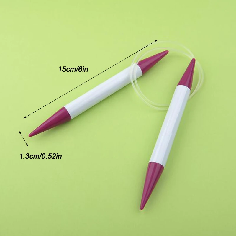 Ring needle knitting scarf bib needle tool stick wool hand knitting tool sweater homemade