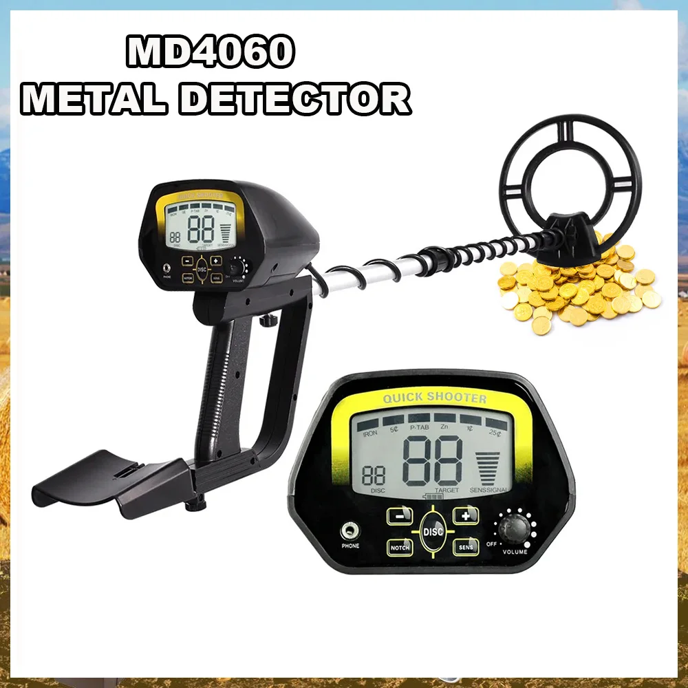 MD4060 Metal Detector Accessories Underground Metal Detector Pinpointer Gold Detectors Jewelry Treasure Hunter