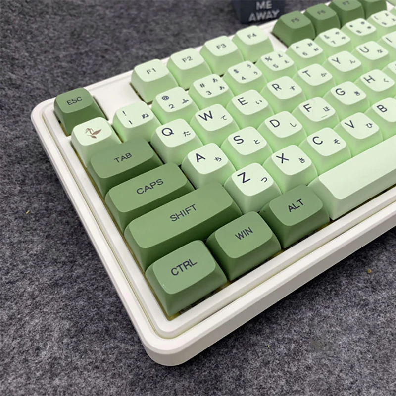 Xda-pbt Keycap para Teclado Mecânico Cereja Gk61 Faça Você Mesmo Leite de Abelha Marshmallow Matcha Russo Japonês Coreano