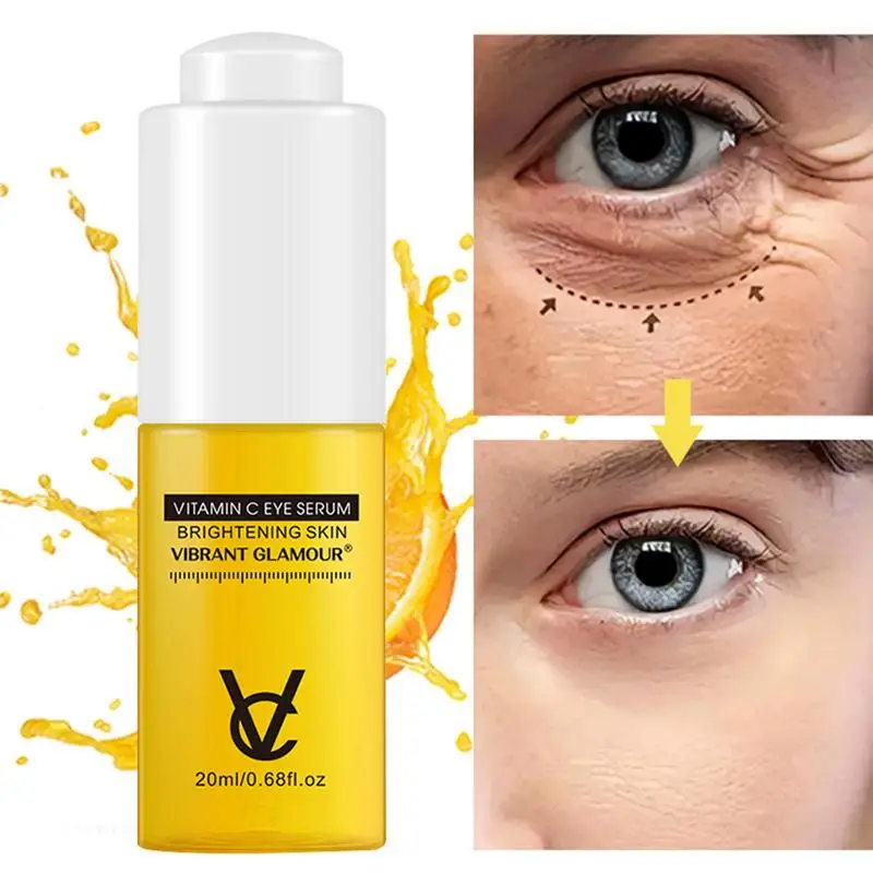 

VC Eye Serums Hydrating Eye Bag Remover Firming Fade Fine Lines Brightening Skin Dark Circles Essence Eliminate Eye Puffiness