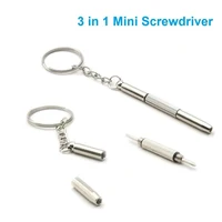 1/2/10pcs Mini 3 in1 Screwdriver Eyeglass Optical Eye Glasses Portable Spectacles Watch Repair Kit Practical Household Hand Tool 2