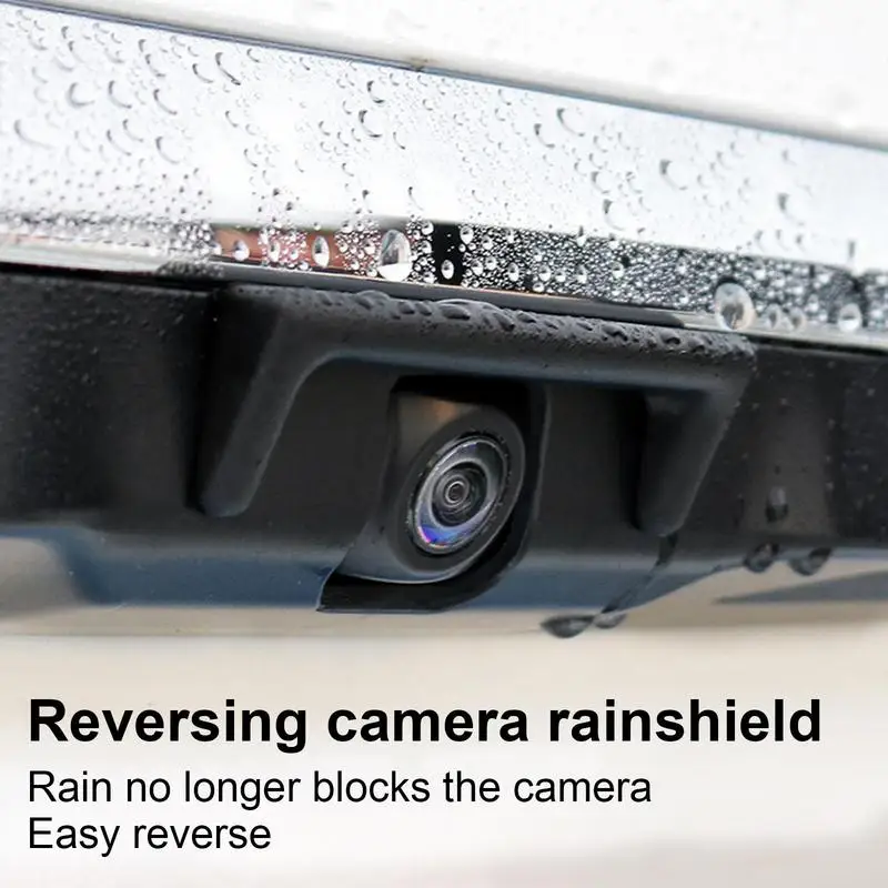 Reverse Camera Anti Rain Cover Anti Rain Cover Automobile Waterproof Shield Trim Sticker Rainshield With Strong Adhesive