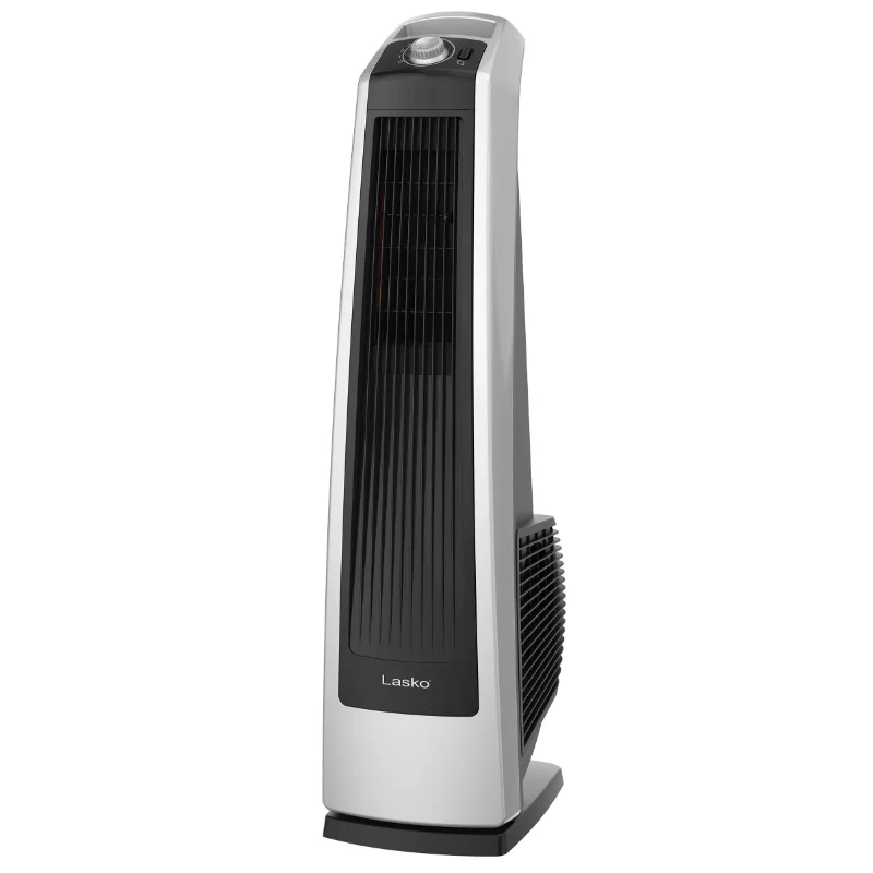 

Lasko Oscillating High Velocity Tower Fan with 3 Speeds, U35105, Gray/Black electric fan fan cooling