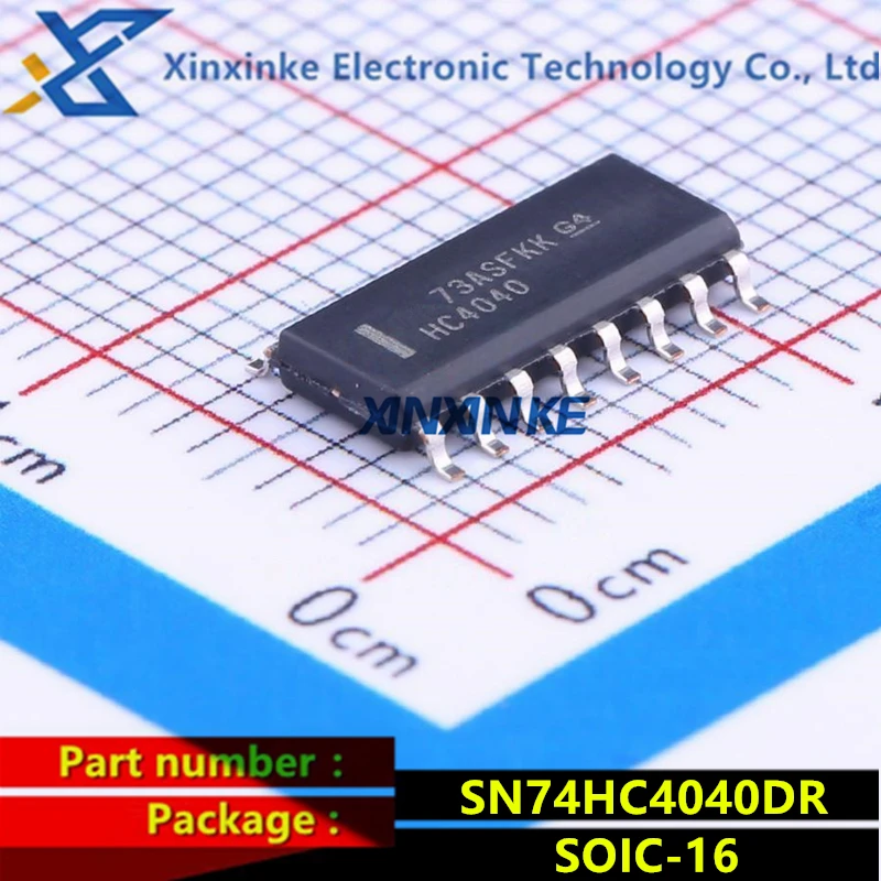 

SN74HC4040DR HC4040 SOIC-16 Counter ICs 12-Bit ASynch Binary Counter Chip Brand New Original