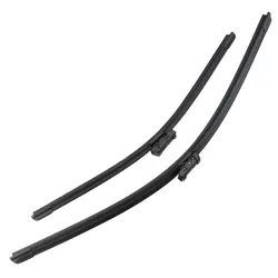 Premium Front Car Wiper Blades for Enhanced Visibility - 26 & 16 (Black)
