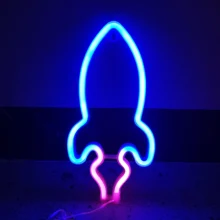

LED Neon Night Light Sign Lamp Battery USB Double Powered Nightlight for Indoor Christmas Wedding Birthday