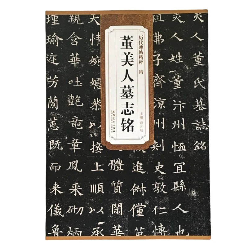 

Chinese Running Script Brush Pen Calligraphy Copybook Small Regular Script Book Inscription in Past Dynasties Collection Book