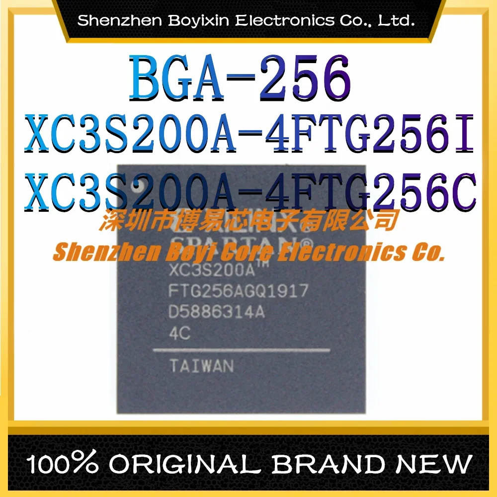 XC3S200A-4FTG256I XC3S200A-4FTG256C Package: BGA-256 Programmable Logic Device (CPLD/FPGA) IC chip