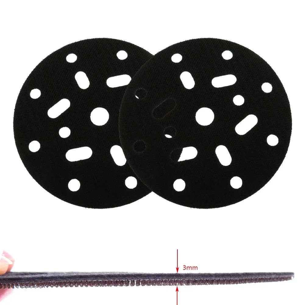 Garden Protection Disc Back-up Flocking Power Tool Parts Protecting Pad Sanding Discs Clean Work Workshop Black