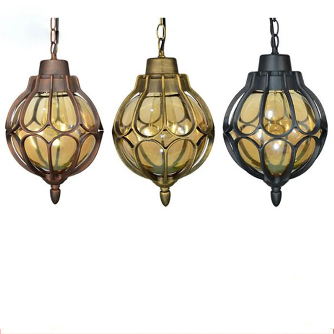 VintageLEDPendantLampsAntiqueOutdoorBalconyCourtyardVilla