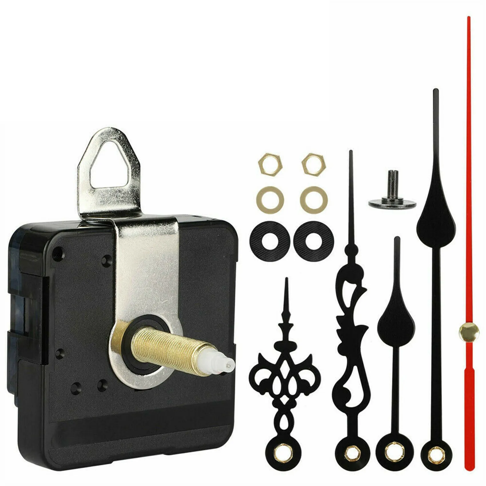 31MM Long Shaft DIY Quartz Clock Movement Mechanism Hands Wall Quartz Clock Repair Tool Parts Replacement