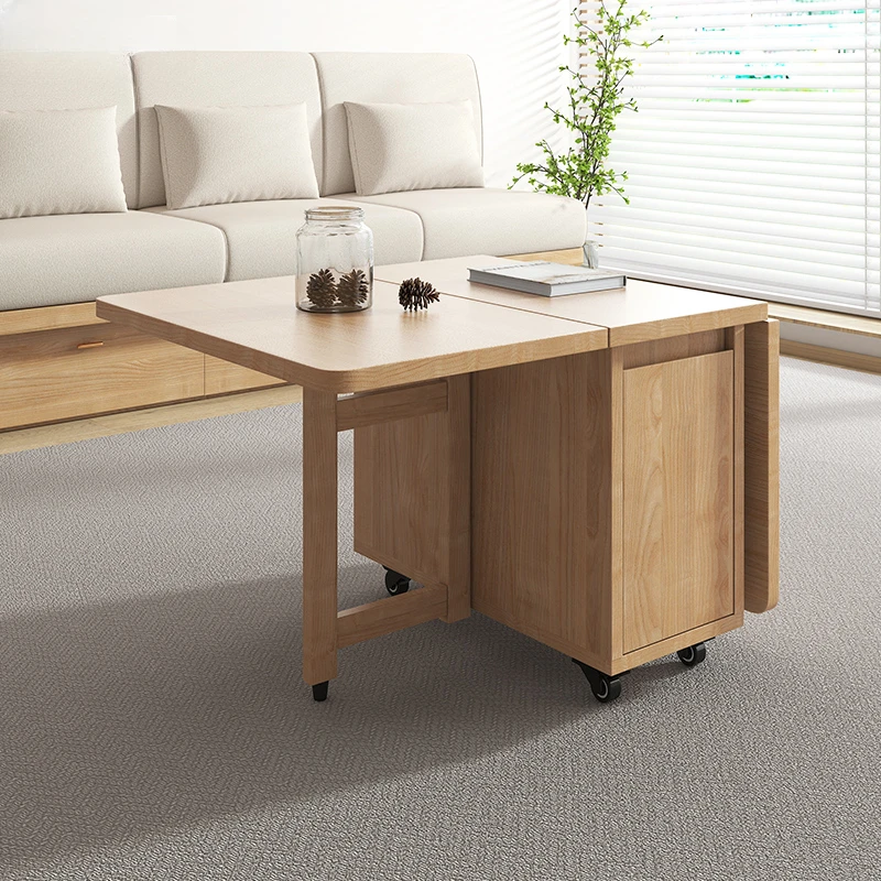 

Скандинавский складной чайный столик, Многофункциональный Маленький Домашний чайный столик для маленькой квартиры, гостиной, чайный столик с боковой подставкой