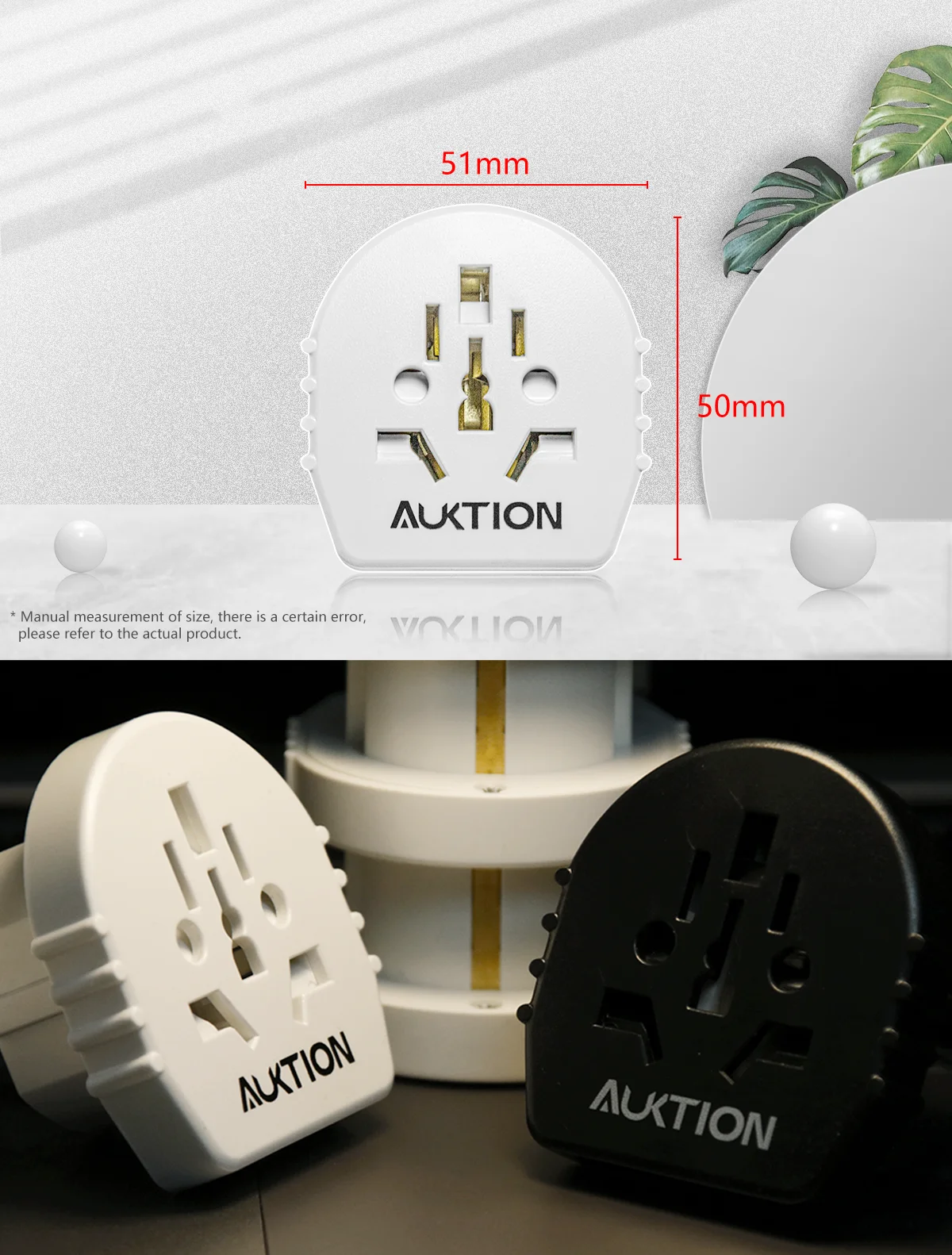 Power Plug Adapter 16A 250V EU Converter AU UK CN US To EU Europe Plug Travel Adapter