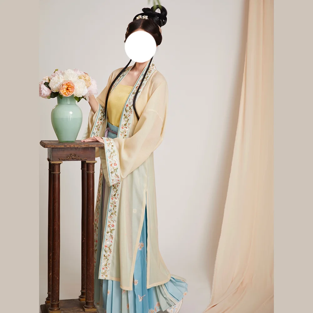 

Hanfu Song Dynasty Fairy Dress Traditional Chinese Drama Ancient Style Costumes Dance Dress for Summer Clothes JYYS