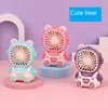 2024 Summer New Mini Fan USB Handheld Rechargeable Student Portable Wind Super Quiet Cute Desktop Bed Outdoor Gift 3
