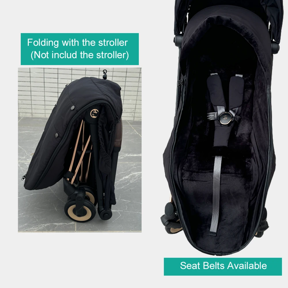 ベビーカート冬用フットマフ Cybex Priam & Mios & COYA ベビーカーと 