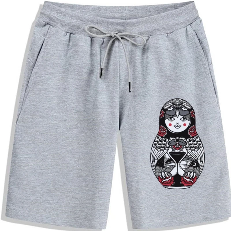 

Owl Matryoshka Men's shorts Graphic Tee Gift For Her Organic Cotton Shorts man