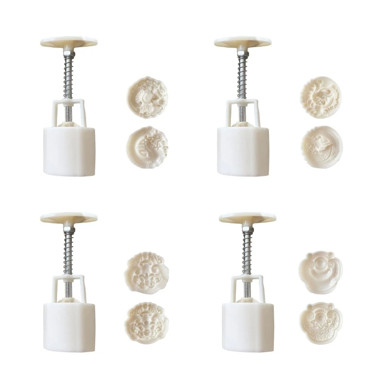 

Cookie Stamps Animals Mooncake Molds Hand-Pressure MoonCake Maker DIY Pastries Bakings Tool for MidAutumn Festival