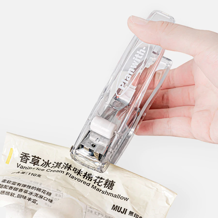 Hand-held labor-saving transparent stapler pop-up stapler portable data binder hand stapler office supplies