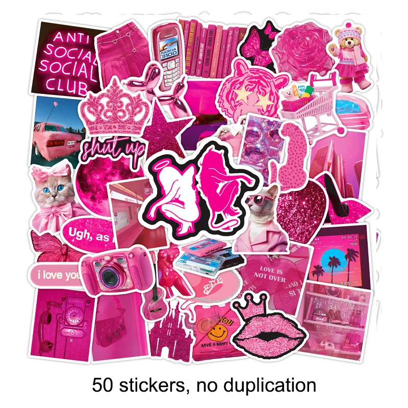 50 Waterproof Cartoon Princess Barbie Stickers For Skateboards, Laptops,  Bicycles, Pink Motorcycle, Phones, And Cars From Whale2016, $2.05