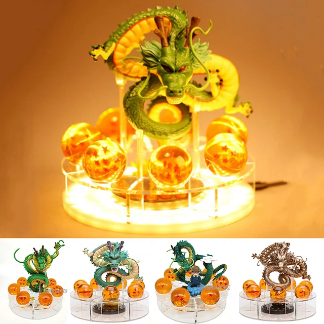 Anime Figures Shenlong Lampara Dragon Ball Z Action Figures Super Saiyan  Pvc Toys Crystal Balls Remote Control Decoration Model - Action Figures -  AliExpress