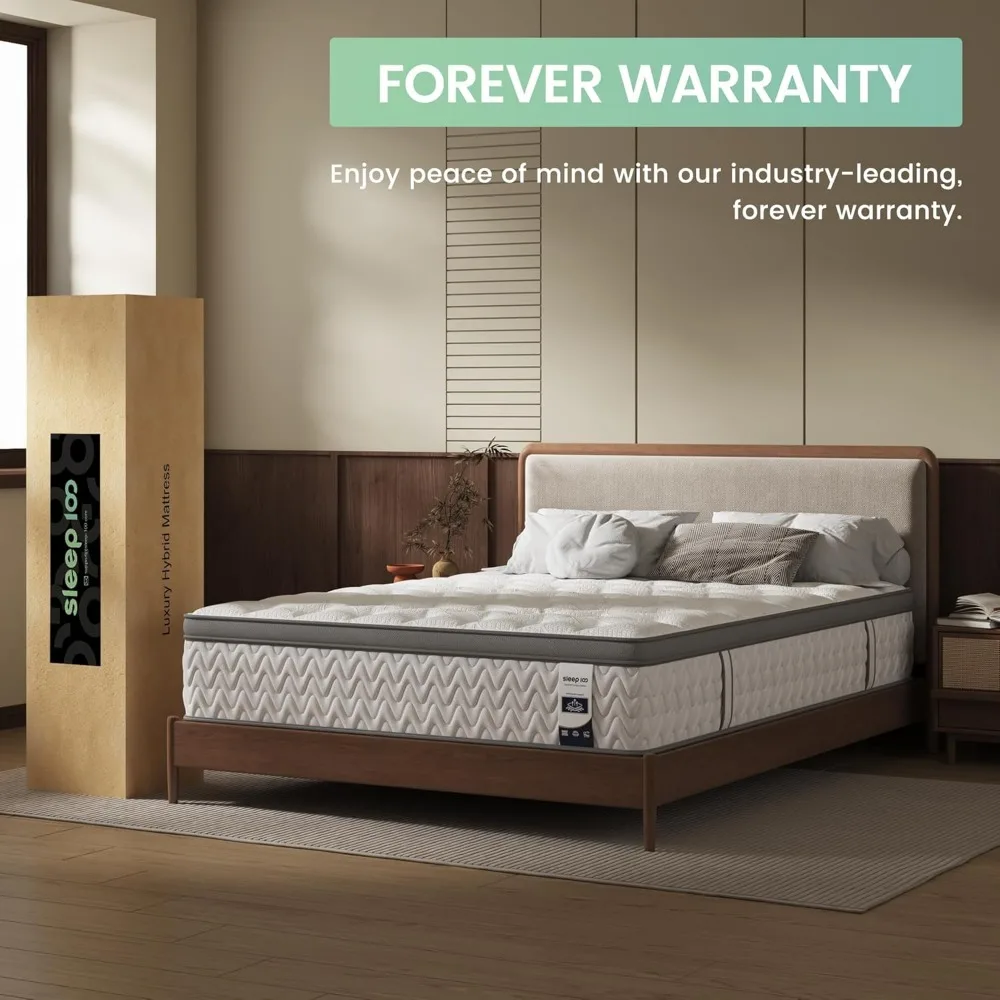 Full Mattress 12 Inch, 5-Zone Deep Sleep Firm with Extra Lumbar & Shoulder Support, Mattresses 3