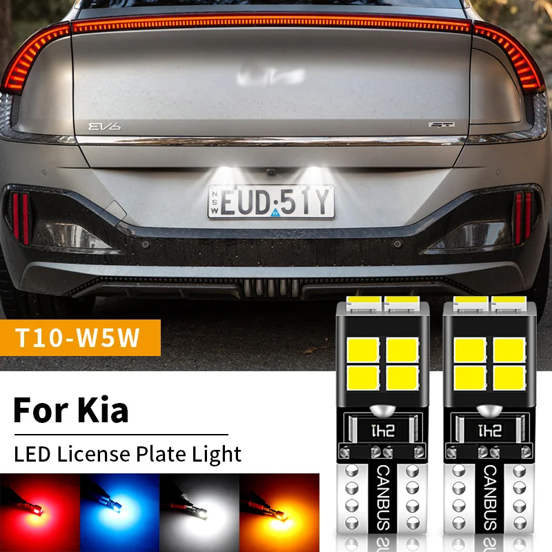 2 X T10 W5W Targa Luce Led Lampadine Lampada Per Kia Spectra 5 Rio 5 Forte Koup Cadenza Soul Forte 5 Soul Ev Niro