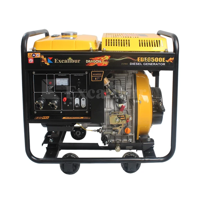 

2021 chinese Hot Selling Air Cooling 3kva 3000w 5KW 7 kva 230v open frame diesel generators