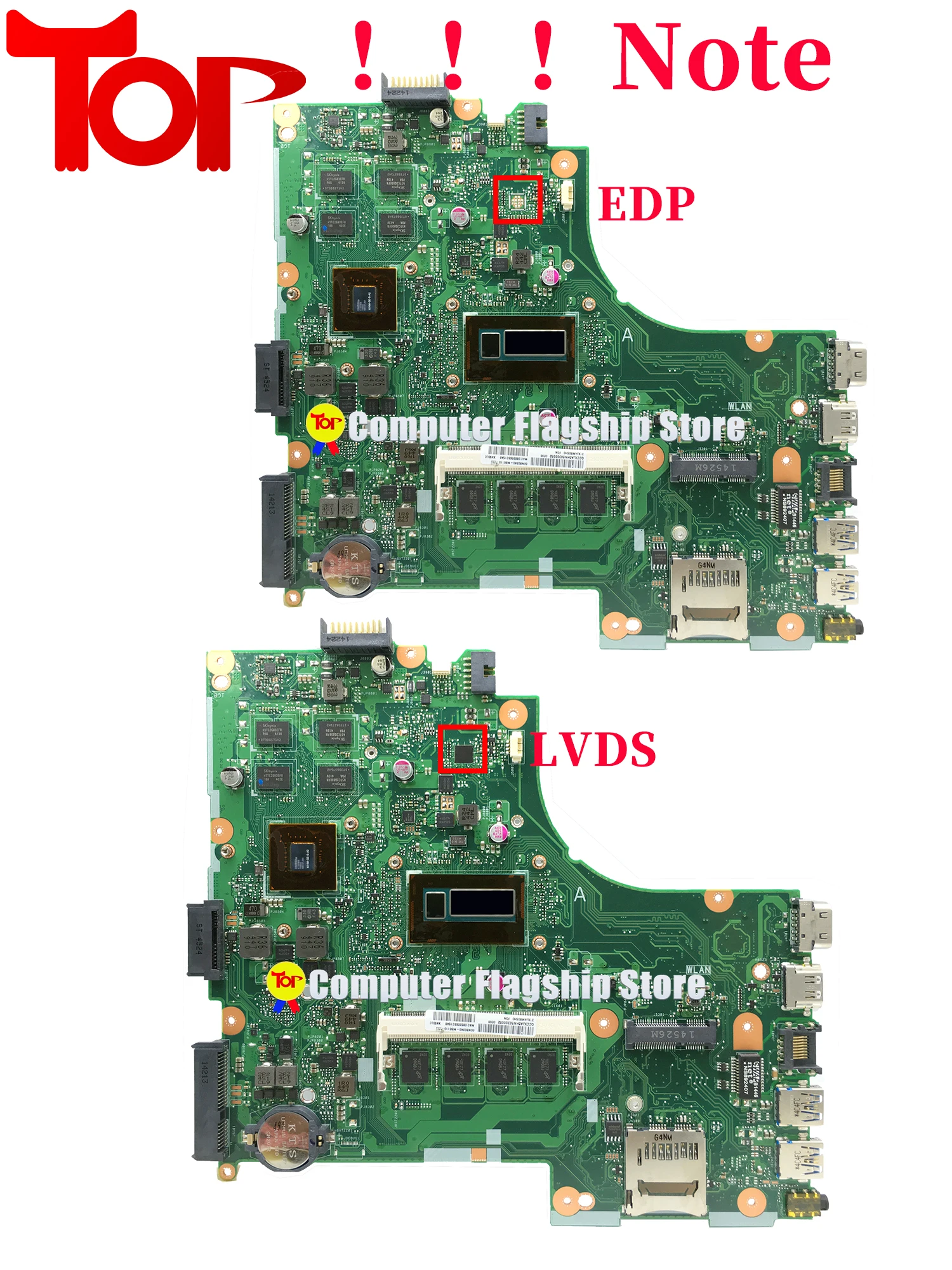 X450LD Laptop Motherboard For ASUS X450LC X450L A450L K450L X450LN