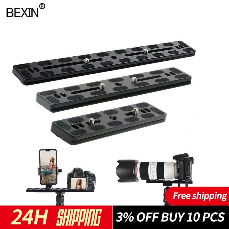 180mm Universal Quick Release Plate - Arca Swiss Compatible Dovetail Plate For Tripod Ball Heads