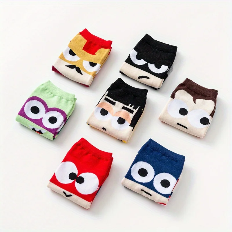 1 Pair of Cartoon League of Legends Boys Boat Socks