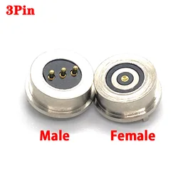 Waterproof Magnetic Spring - Loaded Pogo Pin Connector for DC Signal Transmission and Charging (3Pin)