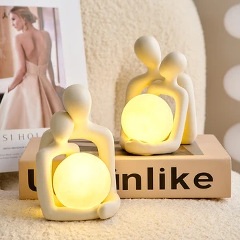 Cute Couple Table Lamp for Bedroom Decoration 2