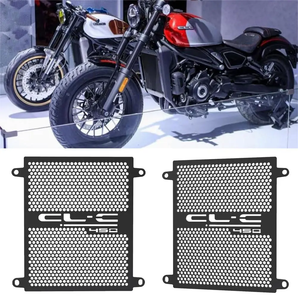 

Motorcycle Parts Water Tank Protection For CFMOTO CLC 450 Bobber 450CLC 2022 2023 2024 Radiator Grille Guard Cover Protector