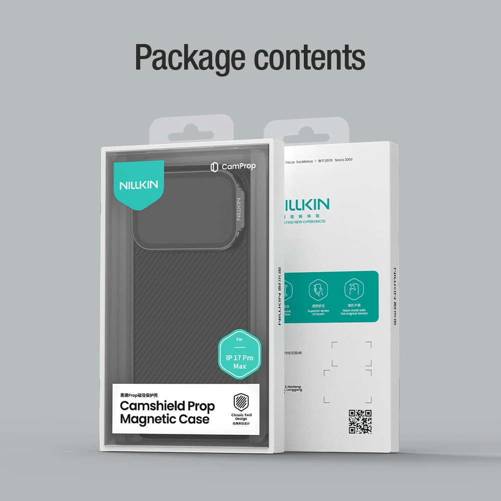 Nillkin Camshield Prop Magnetic Transparent Case for iPhone 17 Series