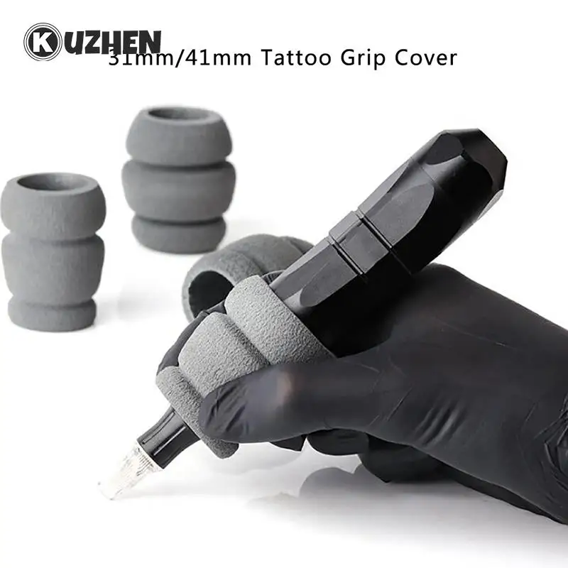 1Pcs Memory Foam Tattoo Grip Tattoo Cartridge Grip Cover Tattoo Tubes Grip 31/41mm For Tattoo Grips