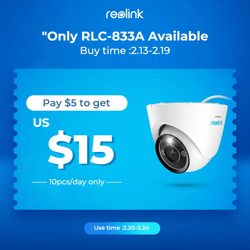 Get15CouponbyOnly5tobuyReolinkRLC833A4K8MPPoESecurity