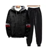 Men's Two-piece Tracksuit Golden Velvet Set Thickened Winter Double-sided Velvet Suit 3