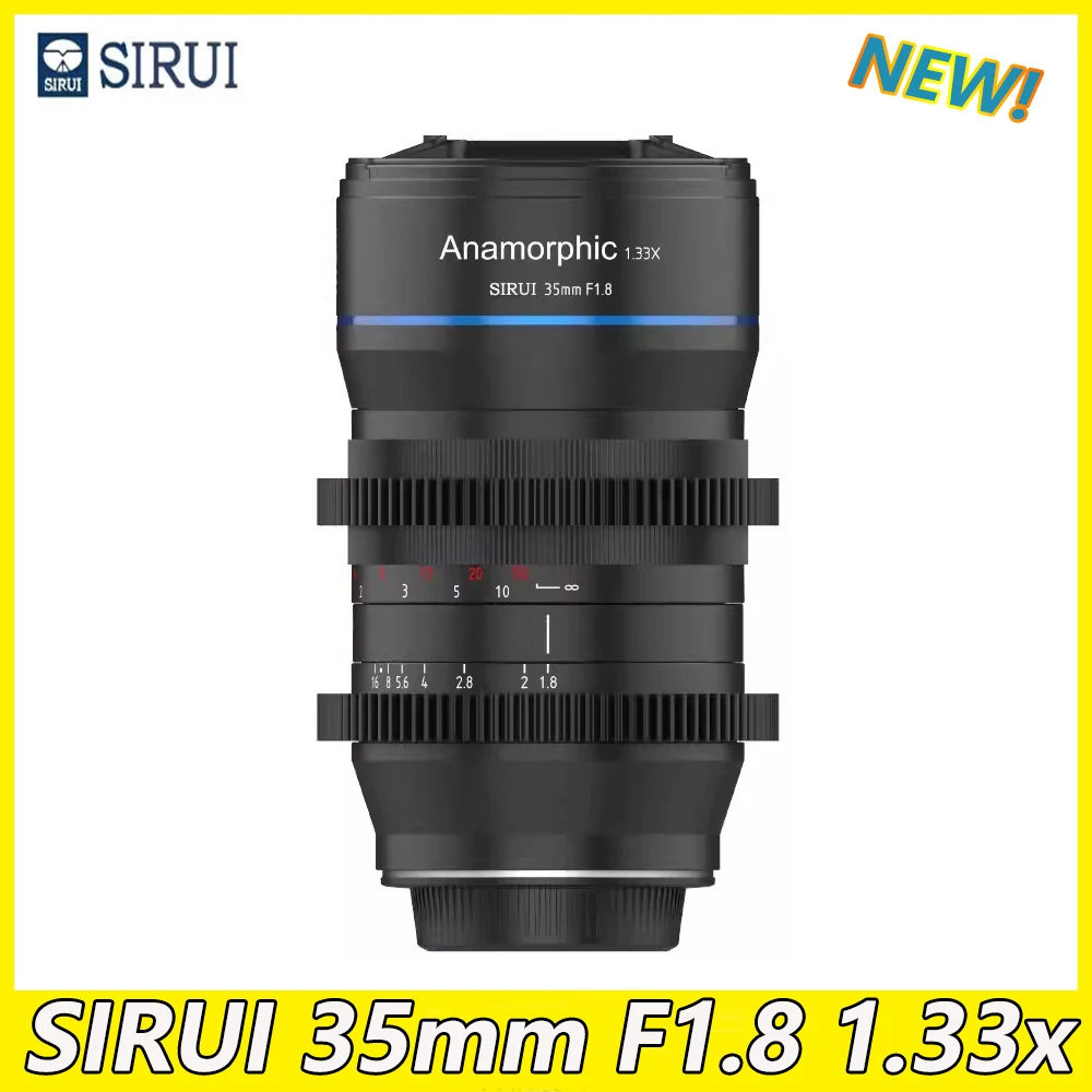 Sirui 35Mm F1.8 1.33X M4/3 Lente Anamorfica Micro Lente Cinema Singolo Ampio Schermo 1.33X Allargamento Adatto Per Sony E Canon Rf