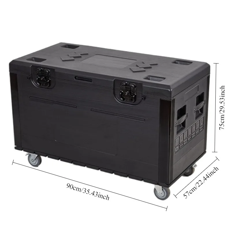 Étui d'aviation rigide en plastique PE, boîte de rangement d'équipement de scène professionnel, Instruments de plein air, étui à outils de Protection de sécurité