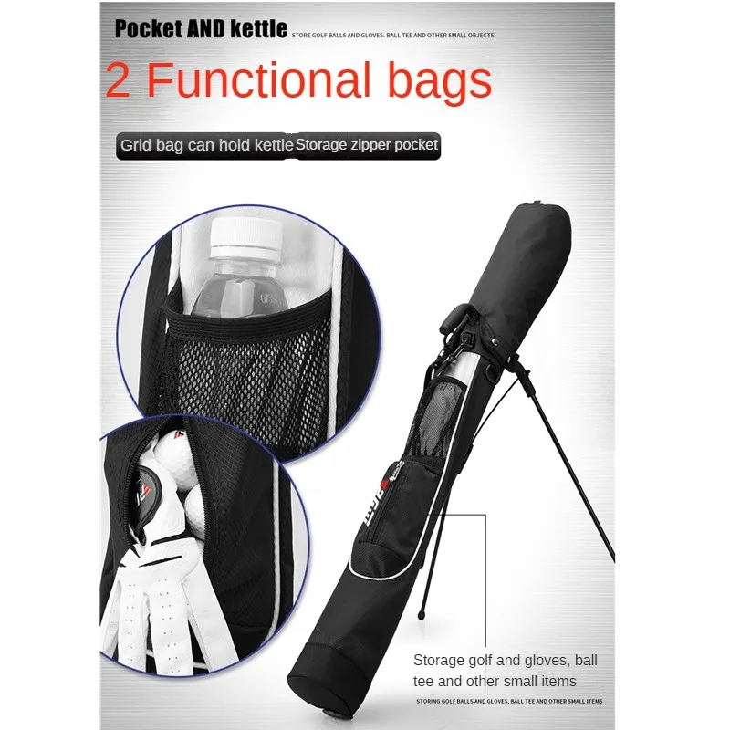 Large Capacity Golf Bag with Bracket for Men and Women, Waterproof, Lightweight, Golf Bag