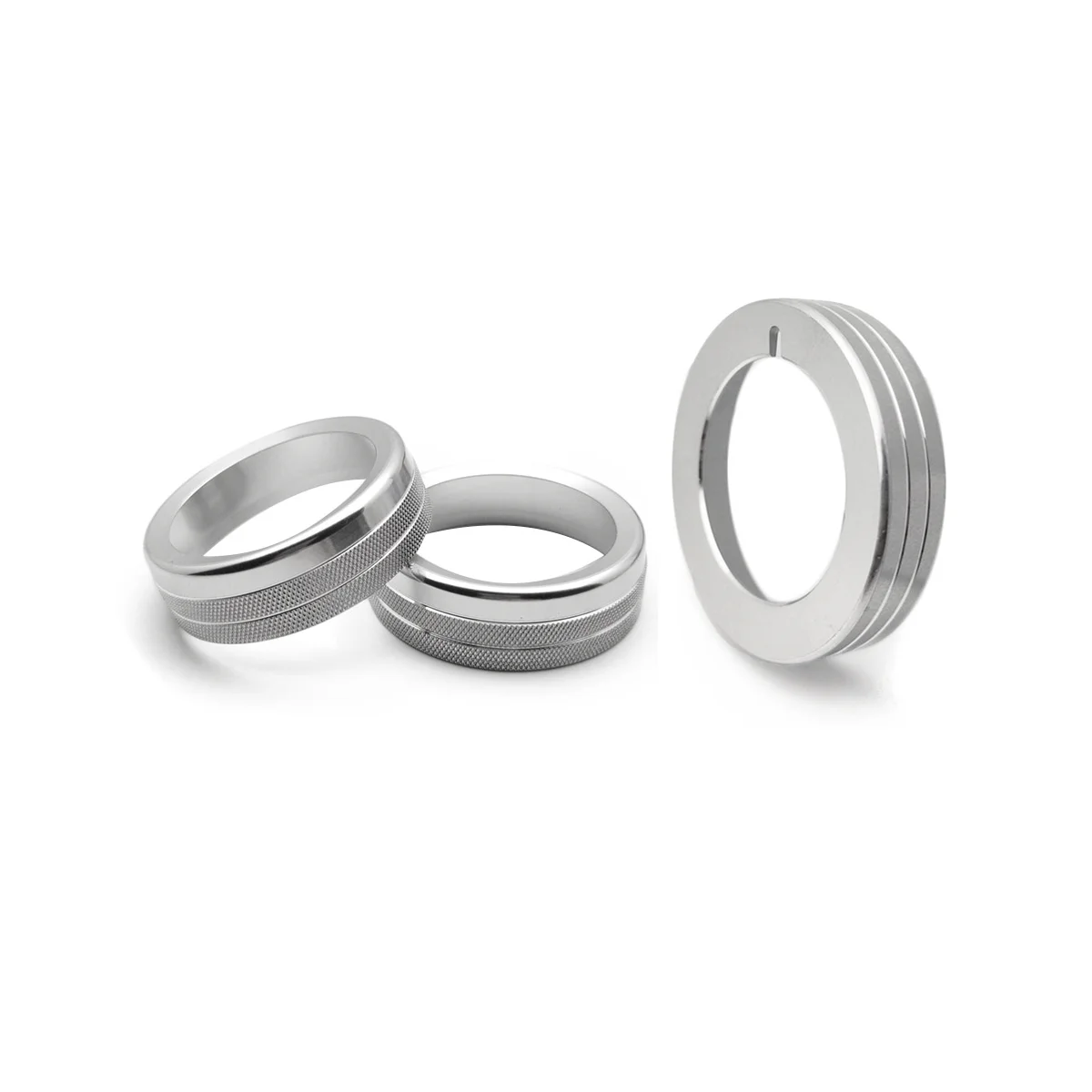 

Center Console Audio Headlight Knob Decorative Ring Interior Knob Ring Auto Accessories for 15-20