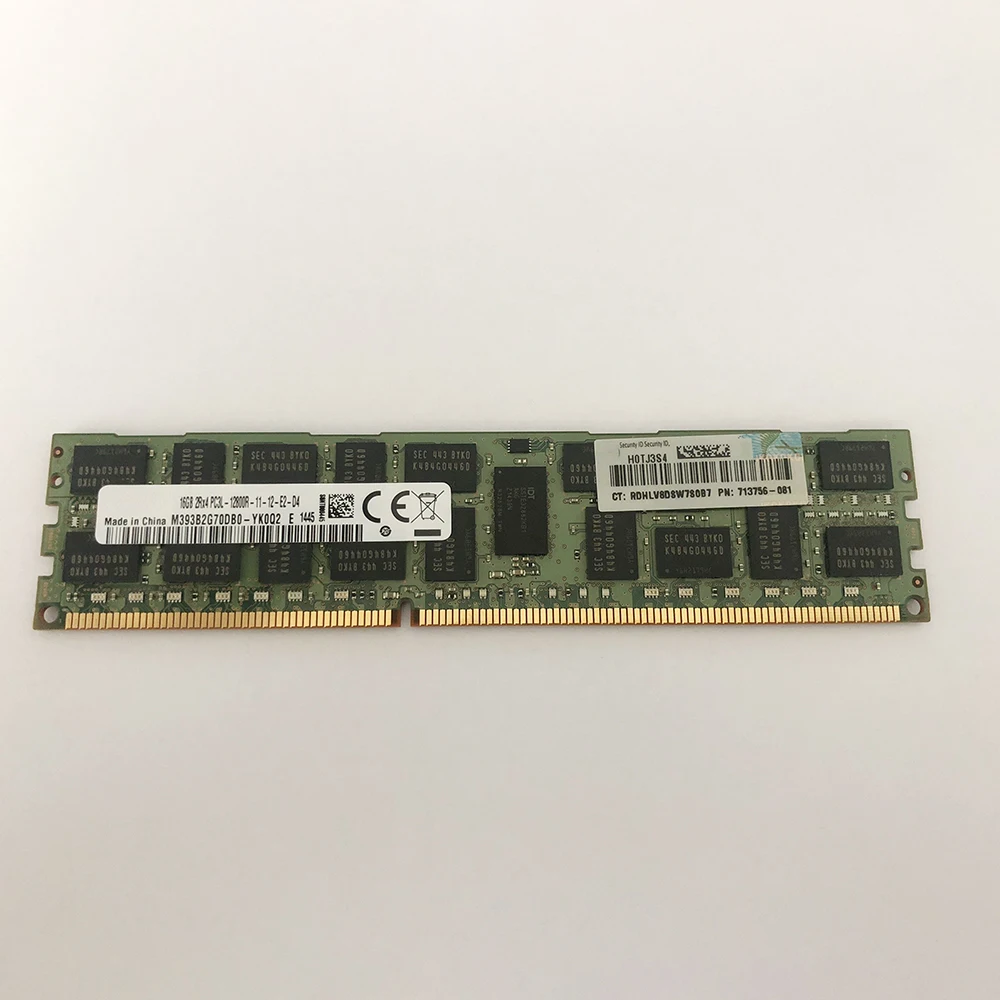1PCS 16GB DDR3 1600 2RX4 PC3L-12800R ECC REG Server Memory 713985-B21 715284-001 713756-081 6 1PCS 16GB DDR3 1600 2RX4 PC3L-12800R ECC REG Server Memory 713985-B21 715284-001 713756-081 - Image 4