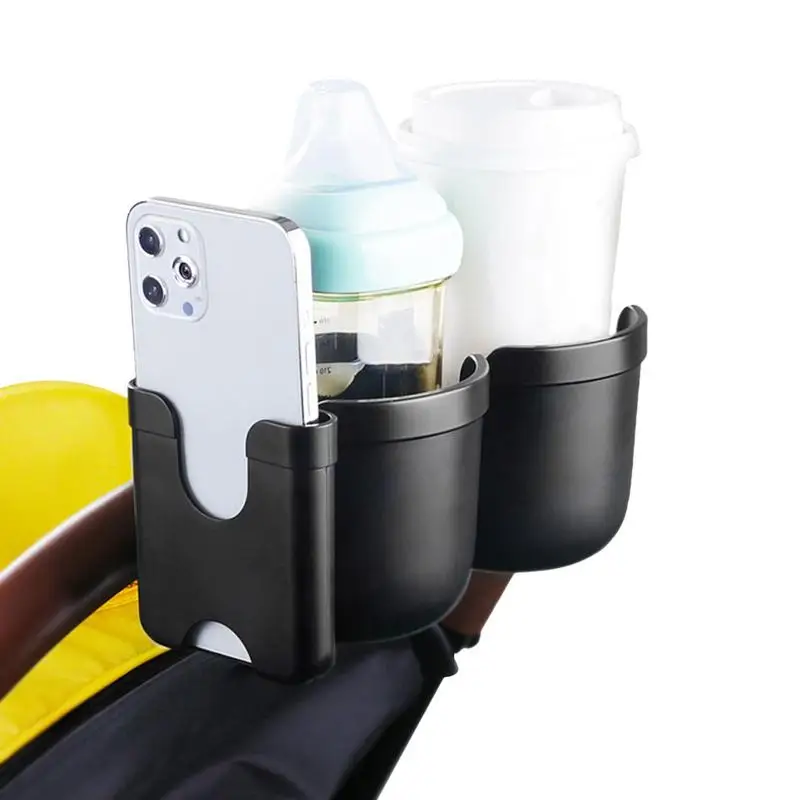 

Stroller Cup Holder Attachment 3-in-1 Stroller Water Cup Holder Stroller Water Cup Holder 360 Rotation Stroller Cup Holder