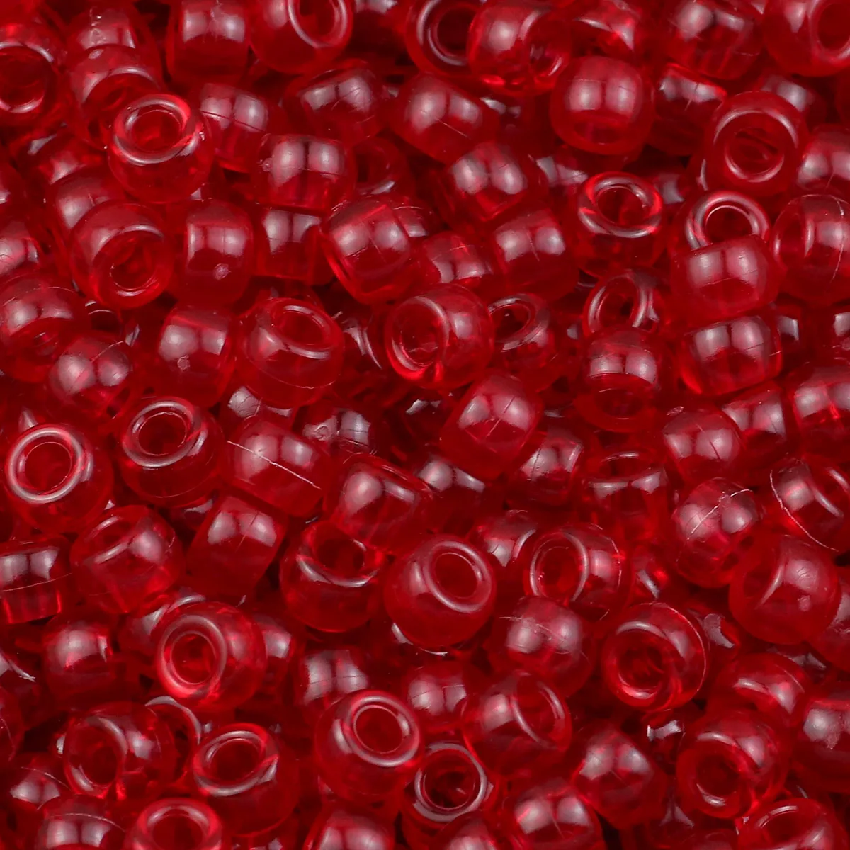 Vibrant Large Hole Pony Beads for DIY Jewelry and Crafting