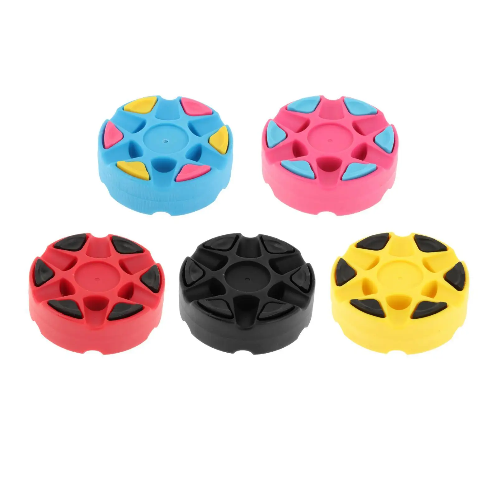 Inline Roller Hockey Puck Equipment Durable Multifunctional Street Hockey Puck for Indoor Outdoor Practicing 76mmx25mm