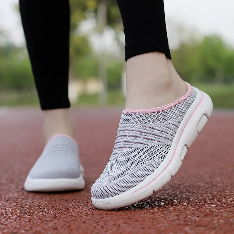 Women Slippers Sandals Summer Beach Slippers Women Breathable Mesh Flat Shoes Walking Zapatos Mujer Home women sandals,slippers sandals,women slippers,flat slippers