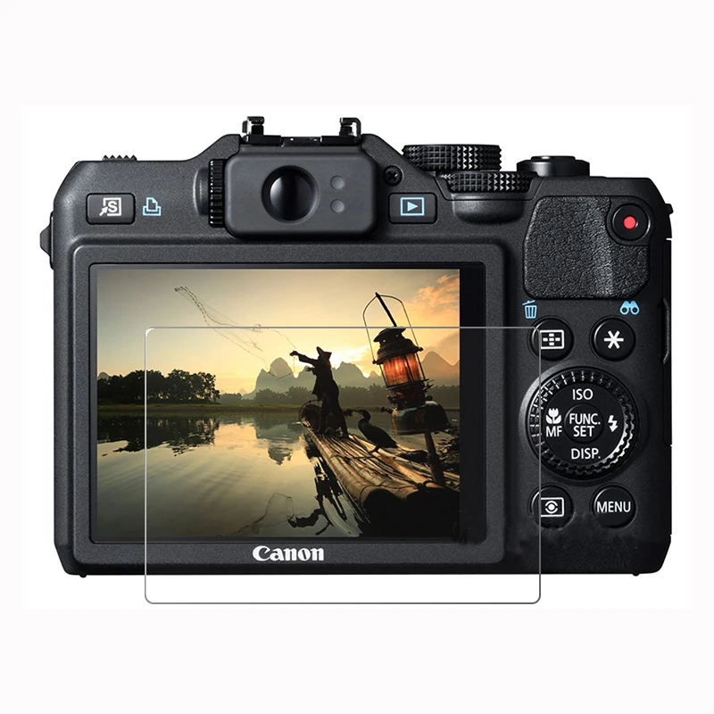 Canonパワーショット用保護フィルム,9時間2.5D強化ガラス,カメラ用液晶 