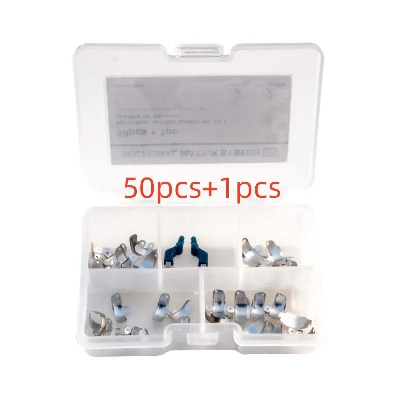 Matrici Dentali Sezionali G2 Metallo Contorto - Ricarica Fasce Con Anello Clip SKATTOOTH