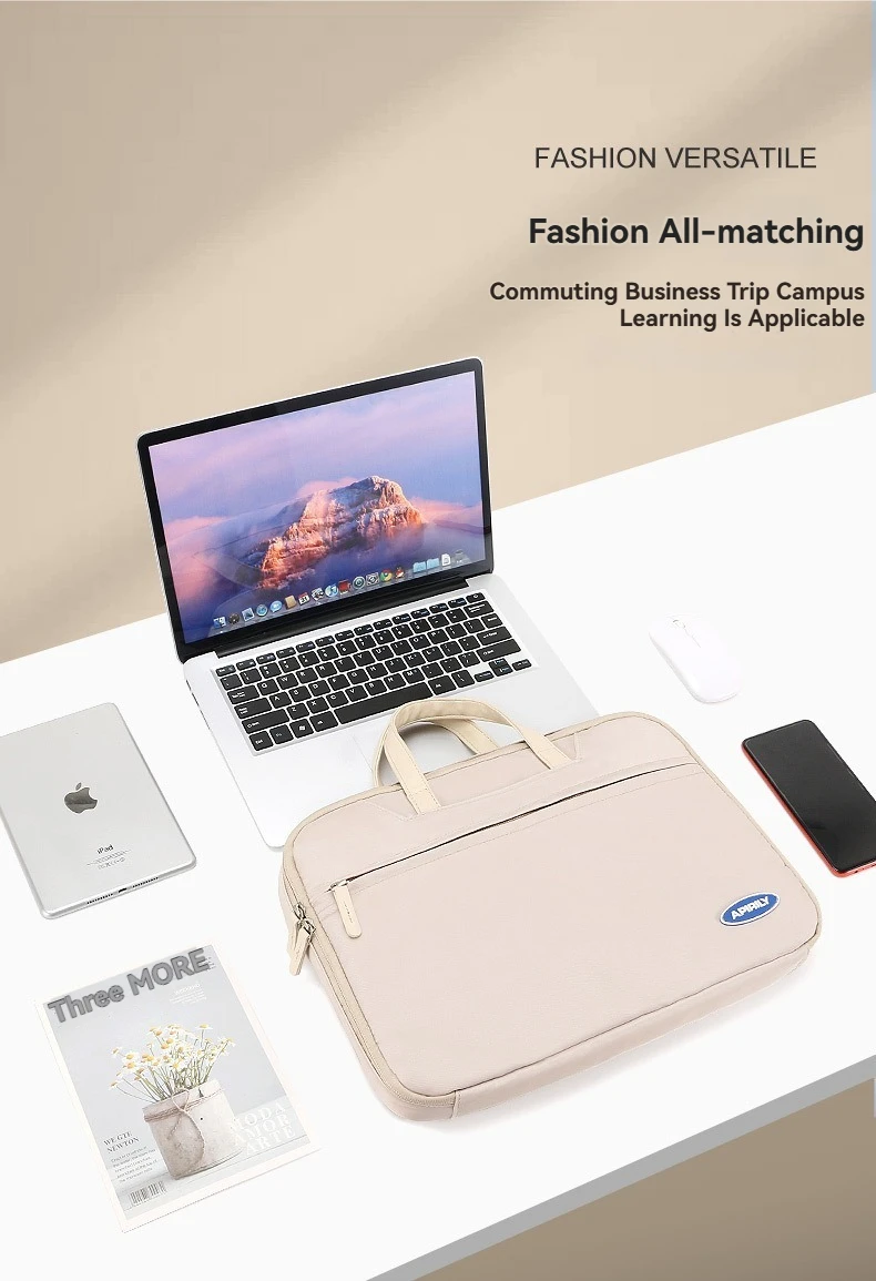 Laptoptasche für MacBook Air Pro M Cover 13,3 14 15,6 Zoll Xiaomi Huawei Lenovo Notebooktasche Männer Frauen Tragbare Handtasche Aktentasche – Detail 19